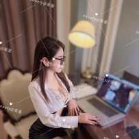 【sweetymel】姜姜！全澳首秀 OL风甜辣少御 眼镜一戴简直天菜！骨系巨乳