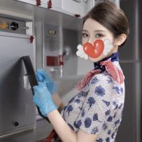 ❤️美人鱼❤️悉ct白金舱空姐 Jamie170cmE杯线让人失去分寸